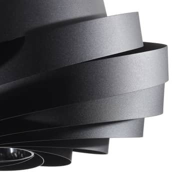 B-lager Domiluce hengilampi Vento hengilampi loftljós lampi ljós svart ø 60491