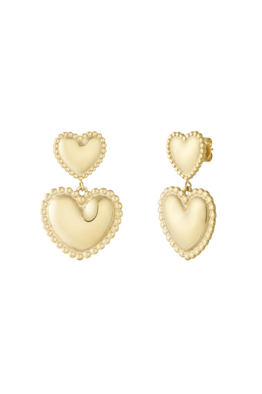Edelstahl Tropfen Ohrringe Herz Casual Täglich Einfache Serie frauen schmuck