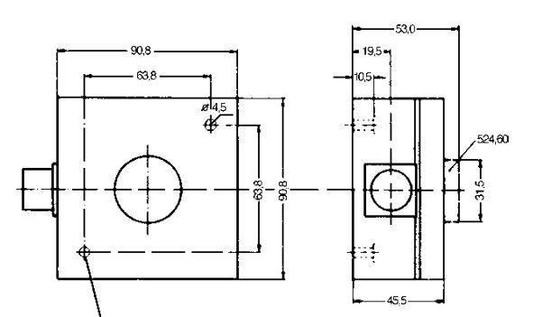 B-grade Eberle 0524 61 140 510 Azt I 524 510 Universal thermostat, surface-mounted, defective item