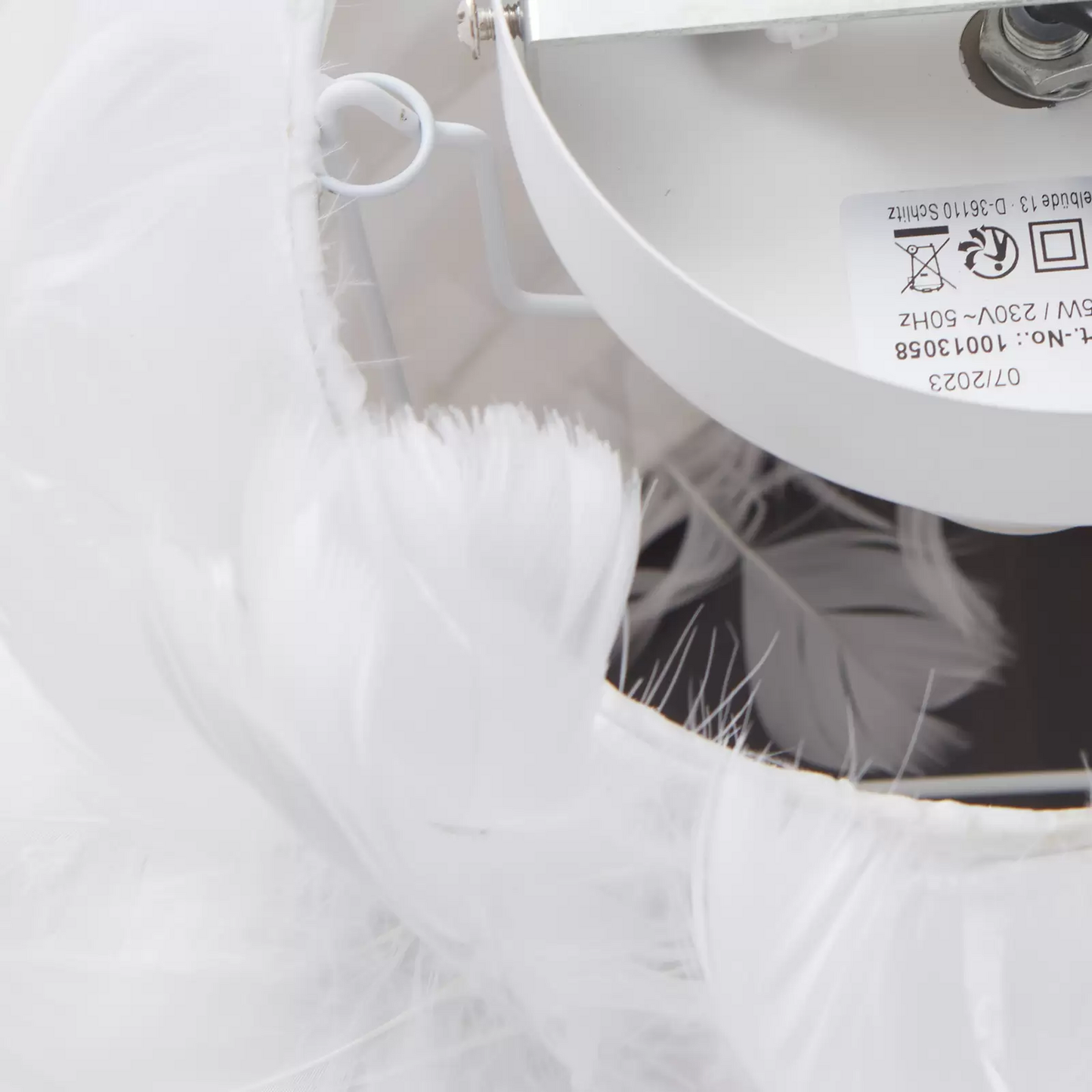 B-Ware Lindby Deckenleuchte Heven ø 35cm Weiß Kunststoff Deckenlampe Lampe Leuchte E27