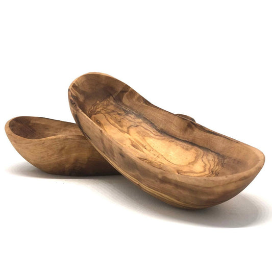 Rustic olive wood bowl, approx. 12-14 cm. Olive wood.
