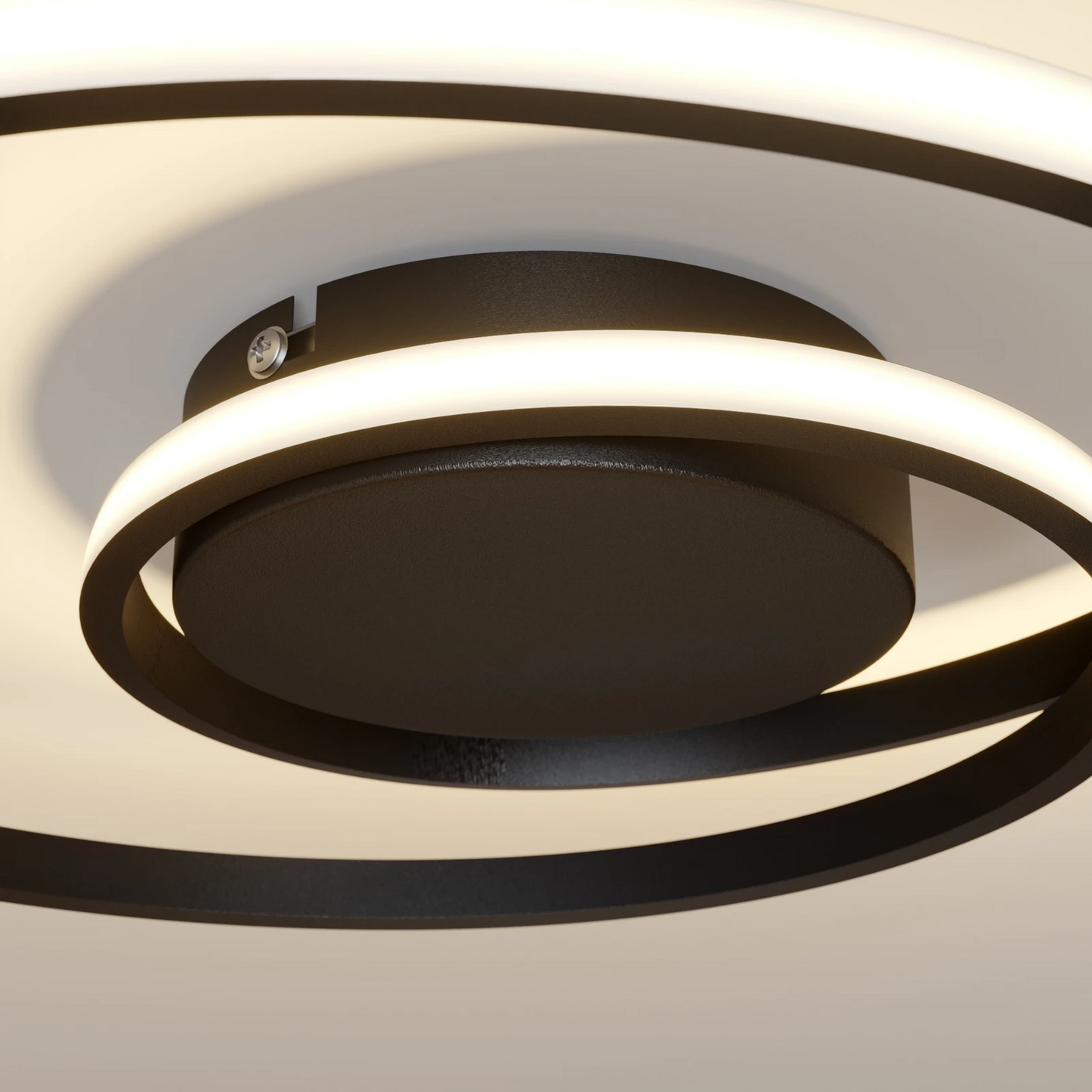 B-grade Lindby Kyron LED ceiling lamp, pendant lamp, light, 22 W, matte black 