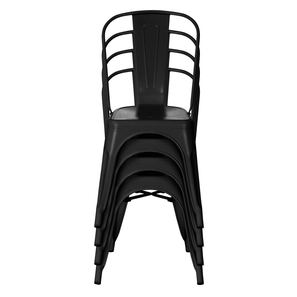 B-stock Hjh Office Chair, Bistro Chair, Vantaggio Brush, Black 231