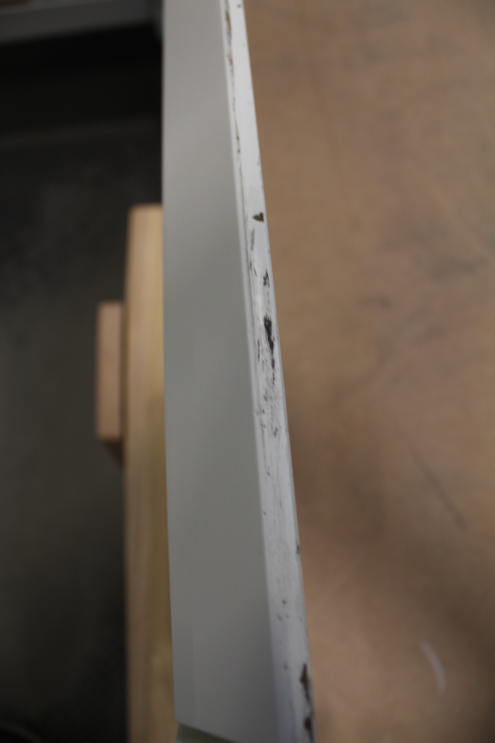 B-flokks Andersen Furniture DK10 útdraganlegt borðstofuborð/skrifstofuborð, sporöskjulaga, GALLAÐ