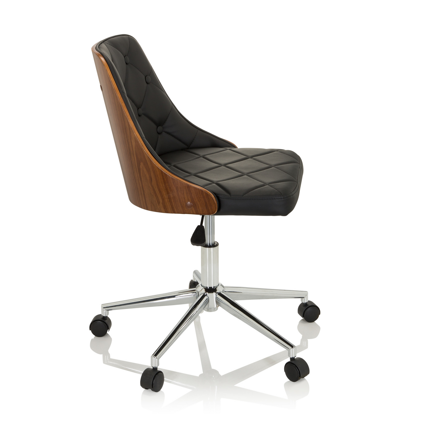 B-Ware Hjh Office Bürostuhl Chefsessel Cenca Kunstleder Schwarz Stuhl Büromöbel Möbel