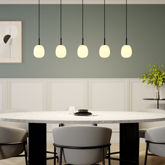 B-grade Lindby Etiena pendant light, ceiling lamp, living room light, hanging light, lamp G224