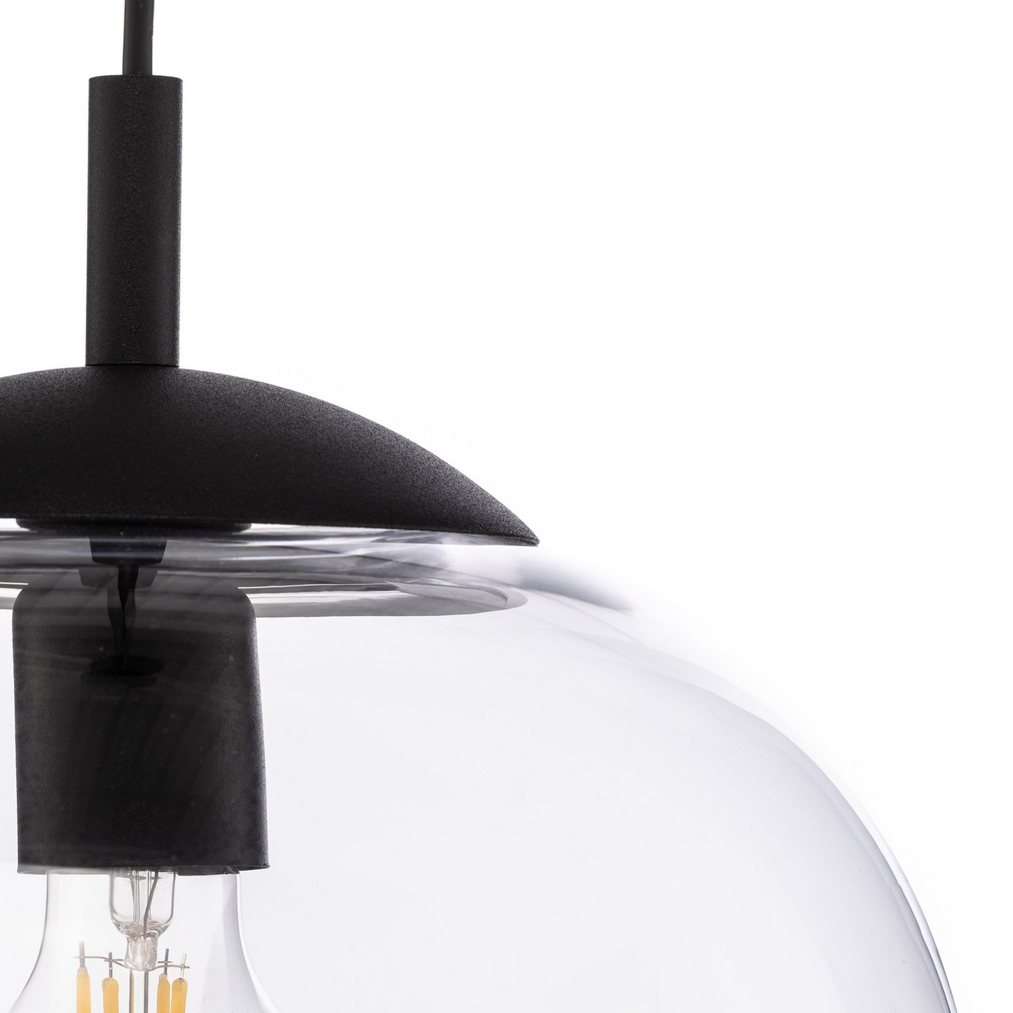 B-flokks hengiljós Vibe gler gegnsætt ø 30 cm loftlampi loftljós lampi ljós