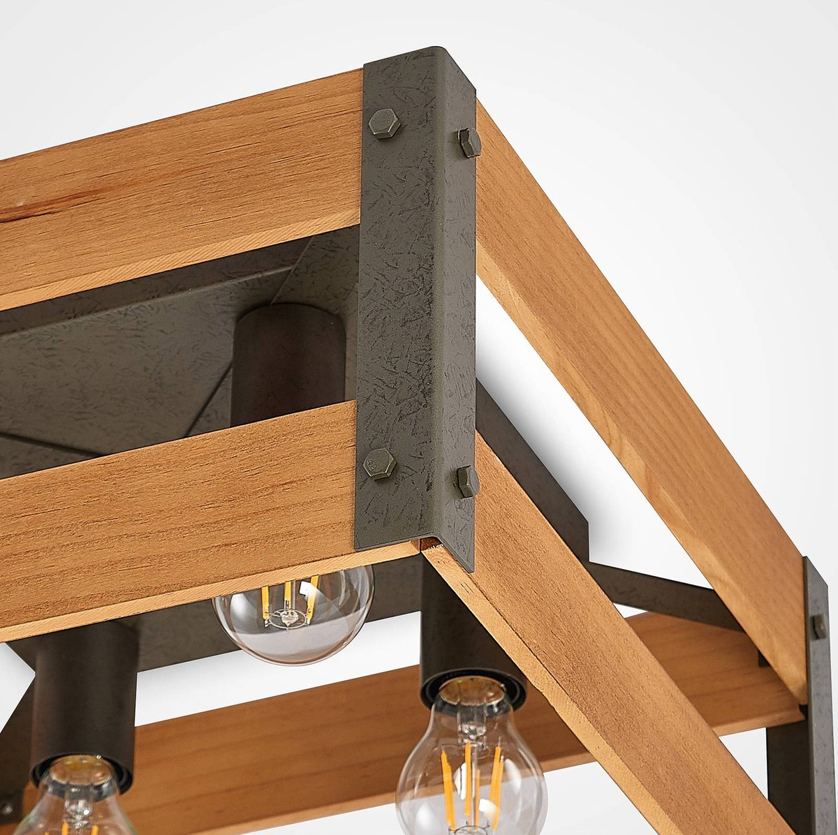 Lindby Gudula loftlampi í B-flokki, loftljós, lampi, ljósabúnaður, loftljós