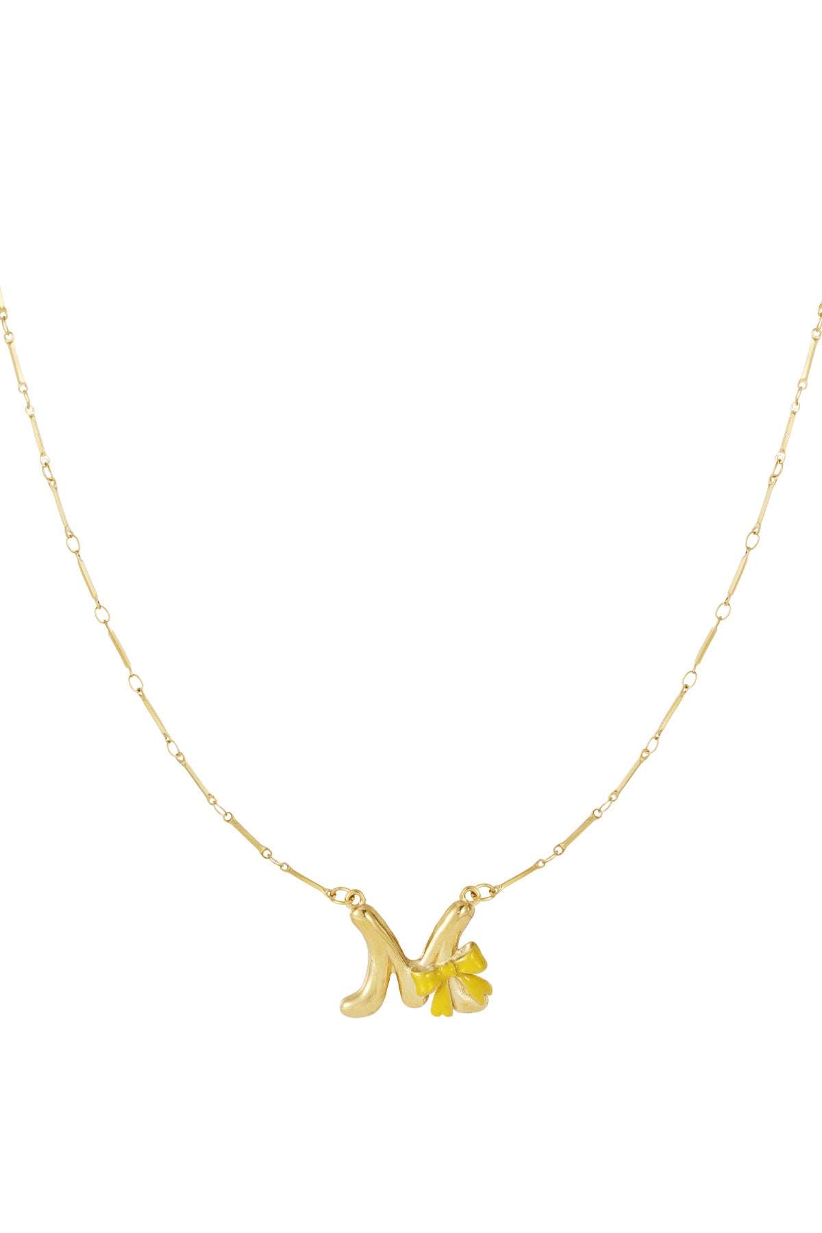 Happy Initials Halskette mit Charms