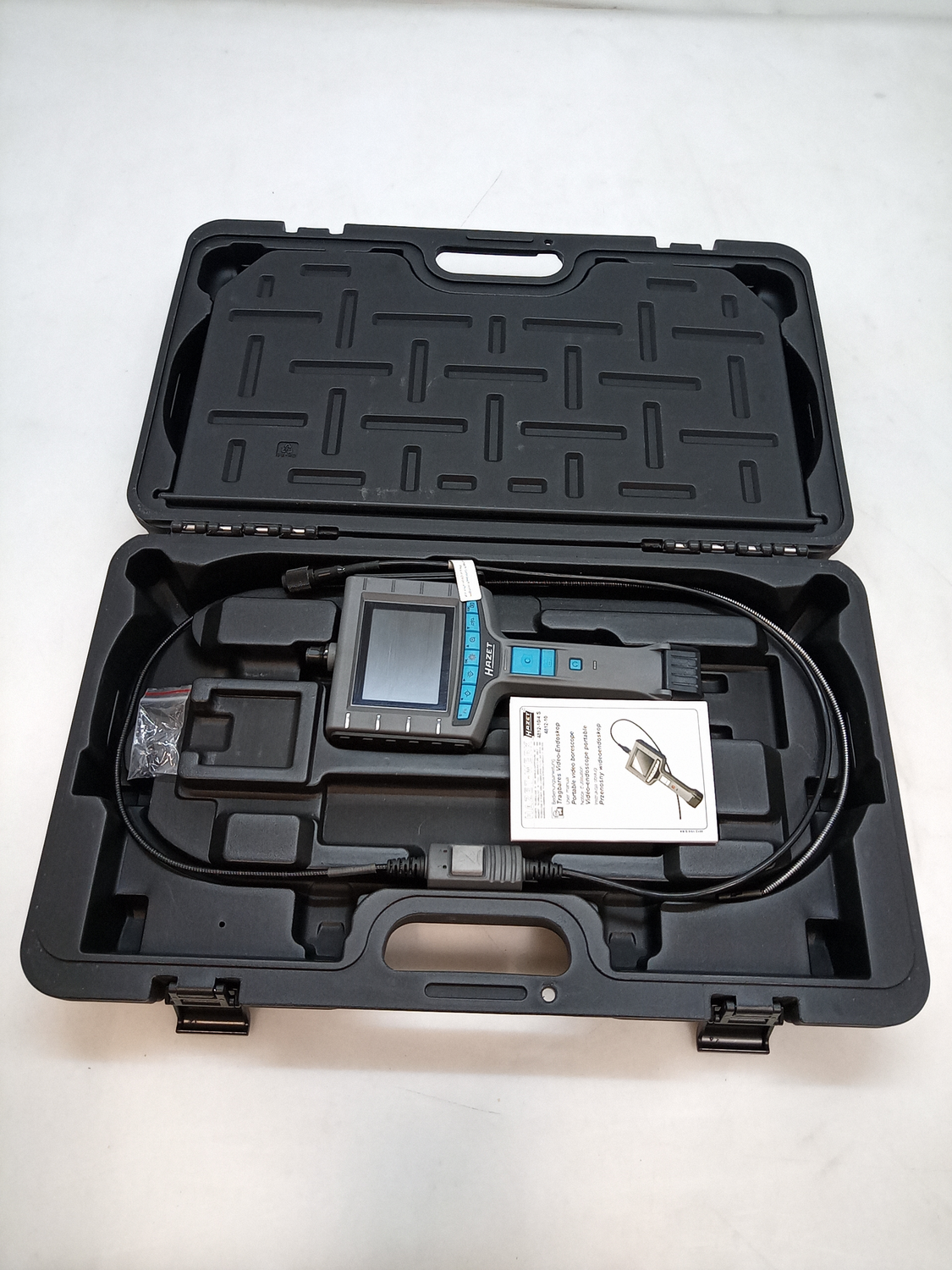 B-grade Hazet 4812-10/4S endoscope, probe diameter 4.9 mm, probe length 100 cm, defective.