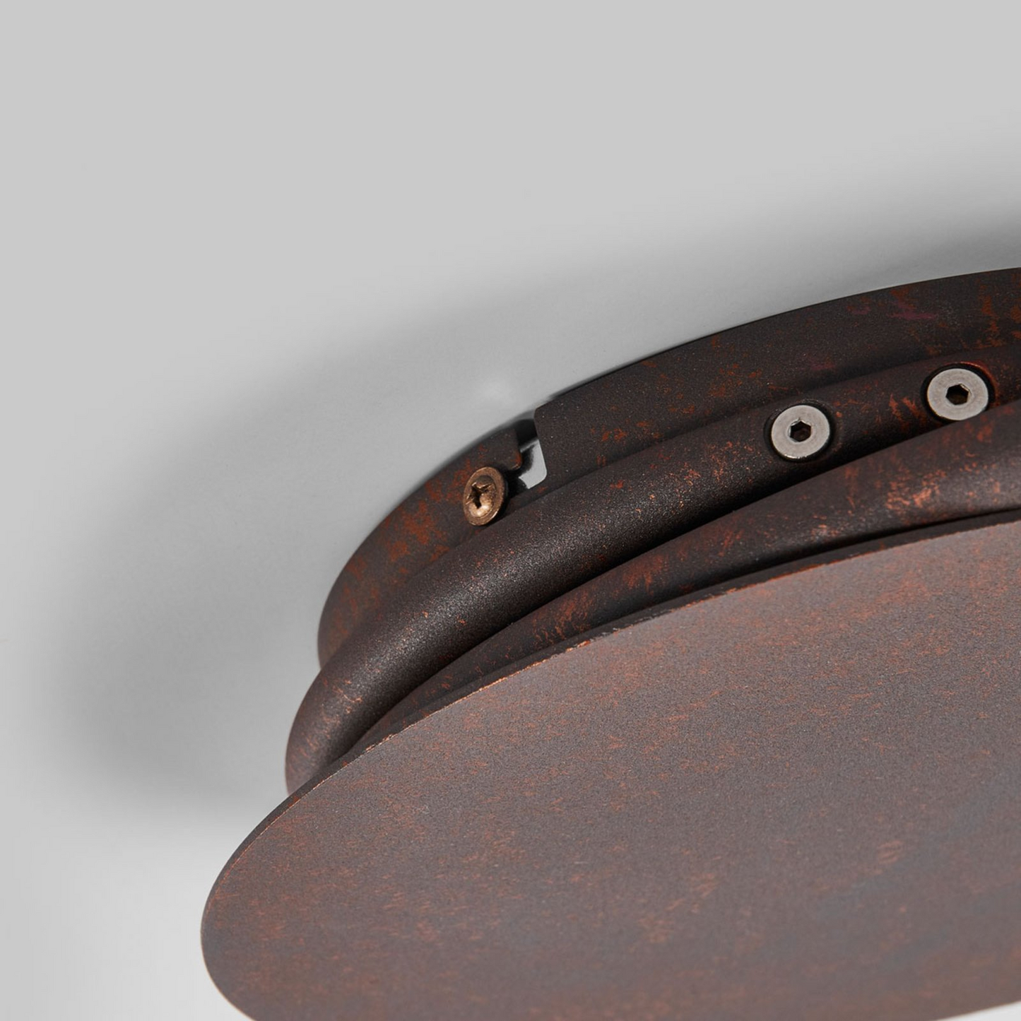 B-grade Lindby LED ceiling lamp Joline ceiling lamp ceiling light LED rust brown 74cm 