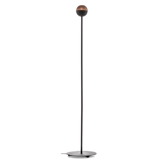 B-lager Helam Midnight gólflampi, standlampi, gólflampi, GU10, svartur með LED peru 