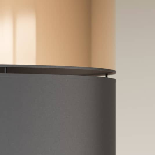 Euluna hengiljós Hilton svart/gull 1 flaska. Hengiljós loftlampi lampi E27 