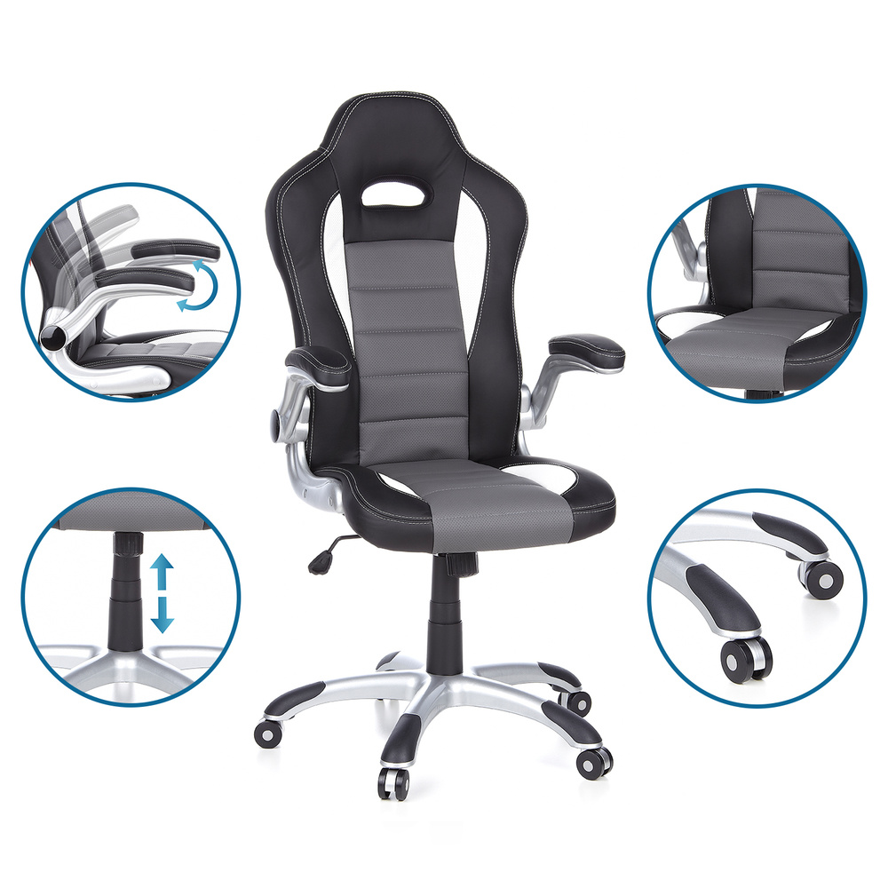 B-stock Hjh Office Gaming Chair Executive Chair Office Chair Seat Office Seat Black Grey