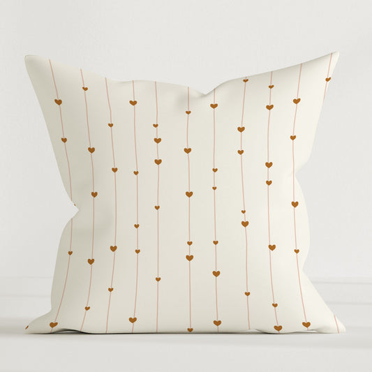 "Heart" children's decorative cushion