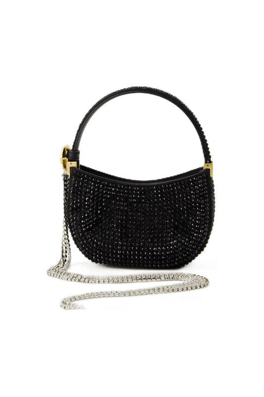 Hobo Bag Micro Vesna Crystal - Magda Butrym - Kristall - Schwarz