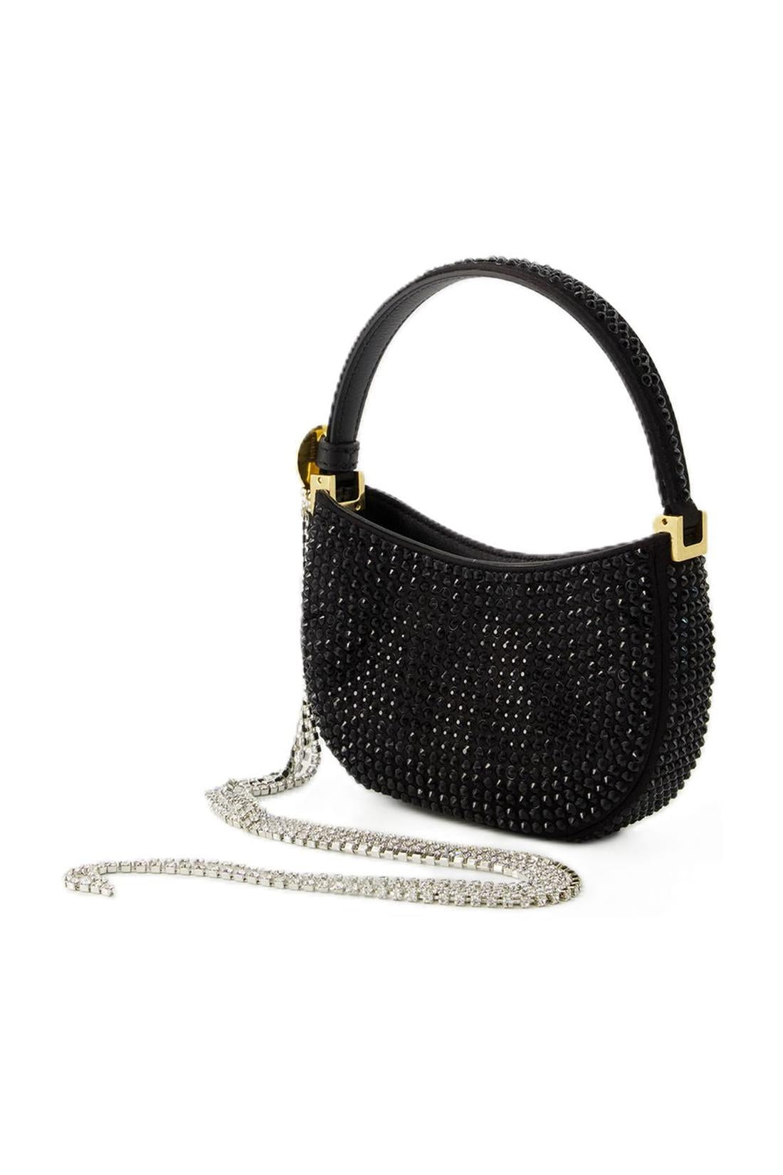 Hobo Bag Micro Vesna Crystal - Magda Butrym - Kristall - Schwarz