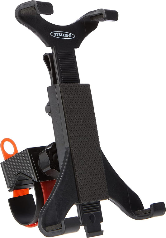 SYSTEM-S Halterung Halter für Laufband Fahrrad Heimtrainer Bike Lenker für Tablet PC