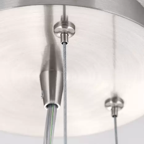 B-flokks hengilampi Blanc, hengilampi, loftlampi, loftljós, lampi, ljós, ópalhvítt