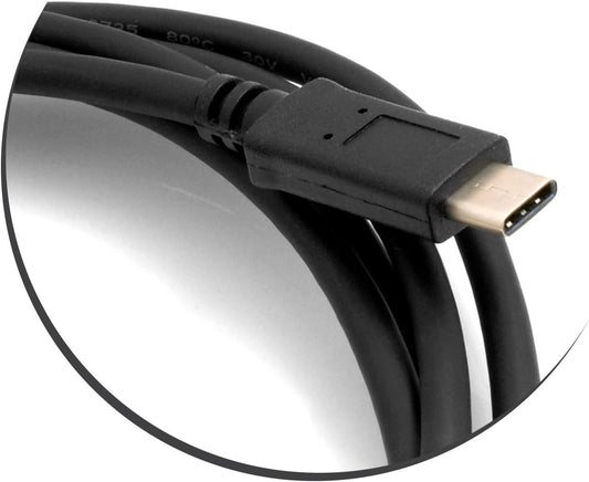 SYSTEM-S USB Type C 3.1 (karlkyns) í USB Type C 3.1 (karlkyns) kapall gagnasnúra hleðslusnúra 200 cm