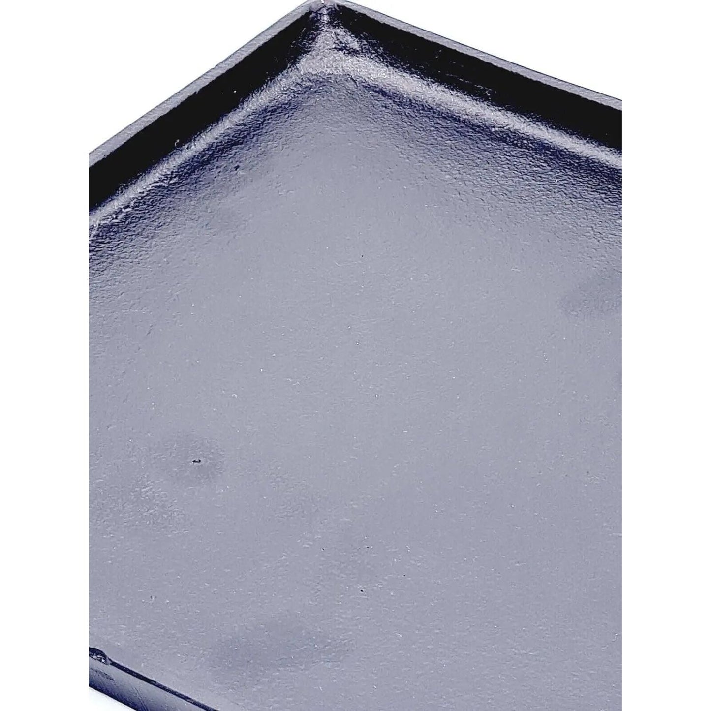 Dekoteller schwarz Dekoschale Metall Teller Schale Alu Deko 25x25 cm