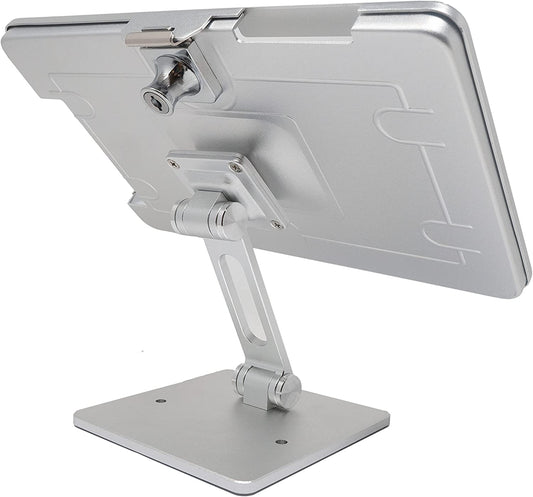SYSTEM-S Tisch Halterung 360° Ständer abschließbar für Microsoft Surface Pro 8 13.0" Grau