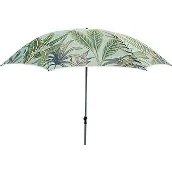 Sonnenschirm khaki grün Ø 178 cm Schirm Balkonschirm Strandschirm UV-Schutz UPF