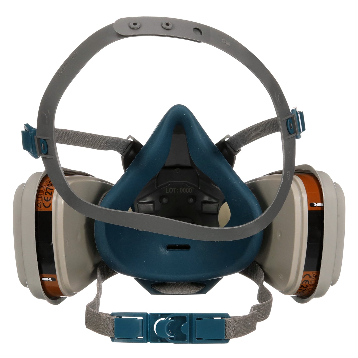 3M™ Quick Latch-Atemschutzmaske 6502QLKIT-1 mit austauschbaren Filtern, A2P3 organische Dämpfe (1x6502, 2x6055, 2x5935, 2x501) | Packung (1 Stück)