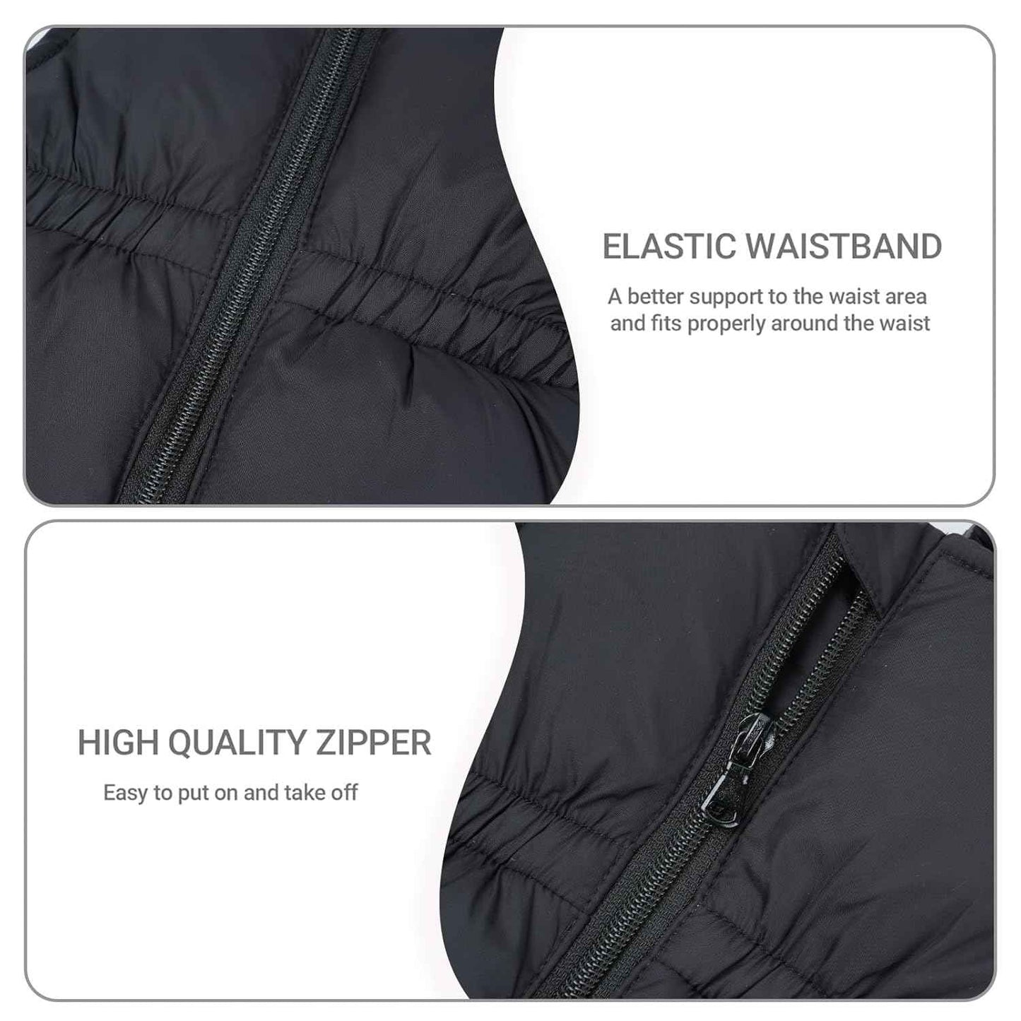 Barnadúnnjakki með hettu úr gervifeldi, fatasett fyrir stelpur og stráka, þykkur vetrarjakki + skíðabuxur, dúnbuxur, skíðagalli fyrir börn, svartur, 4-5 ára 