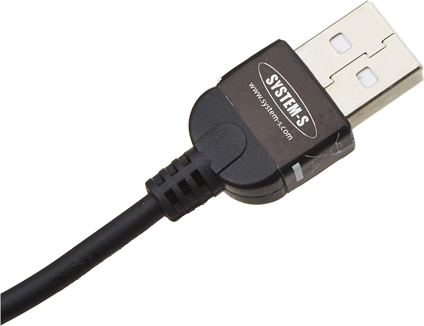 System-S USB gagnasnúra hleðslusnúra fyrir Samsung Galaxy Tab