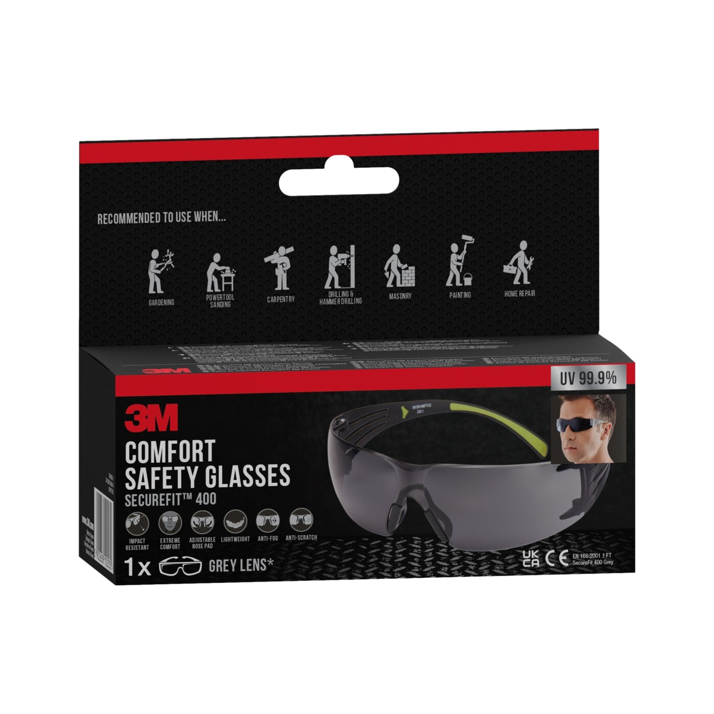 3M™ SecureFit™ Schutzbrille 400