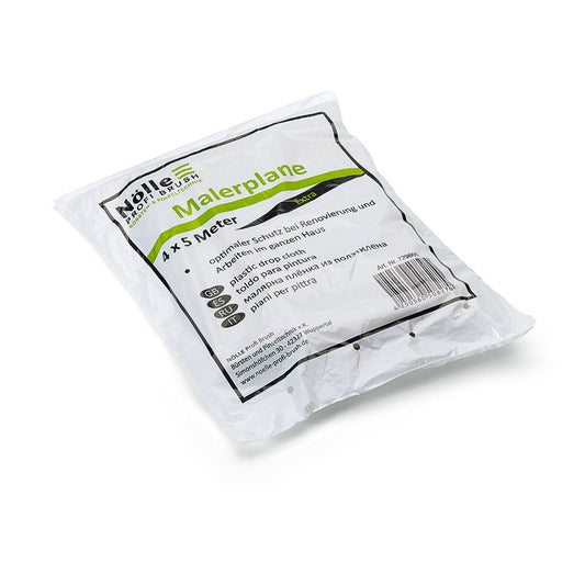 Nölle Profi Brush Malerplane Extra, 4x5 m, 30 my für Malerarbeiten | 1 Stück