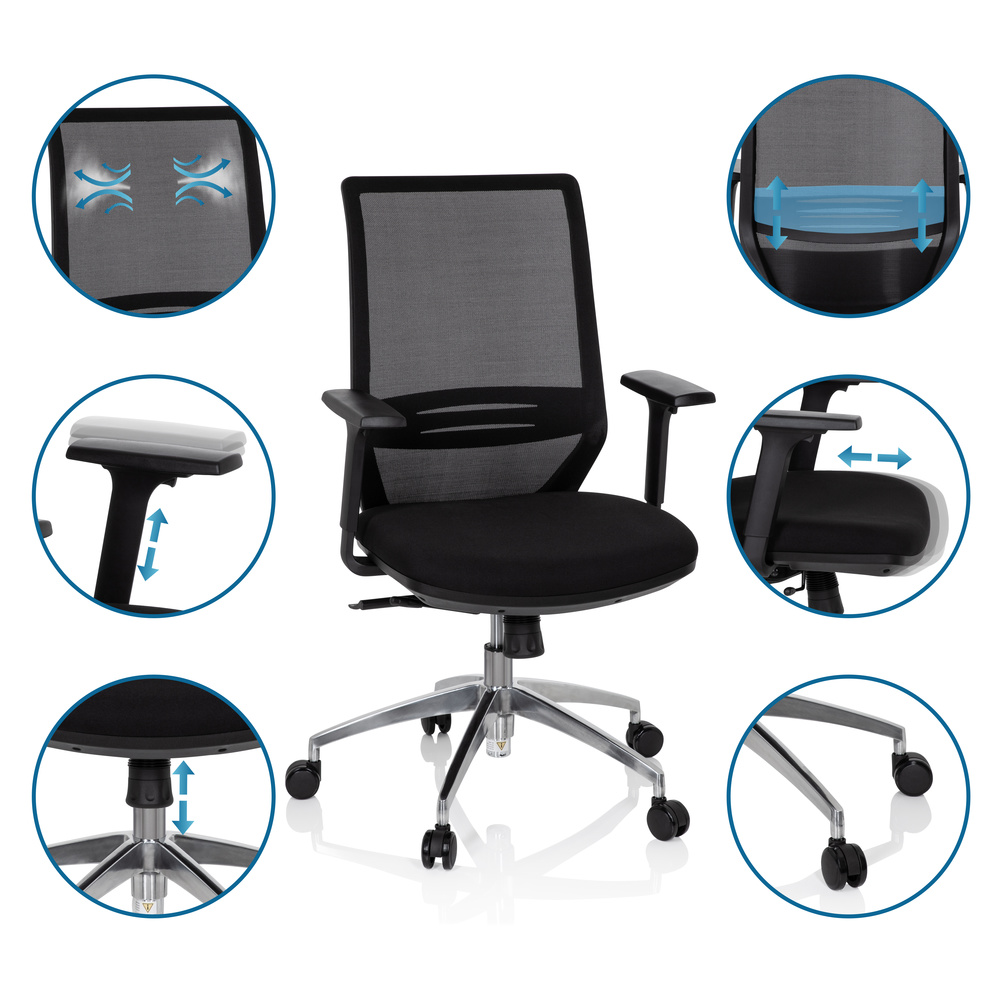 B-Ware Hjh Office Profondo Bürostuhl Drehstuhl Schreibtischstuhl Stuhl Drehsitz Büro