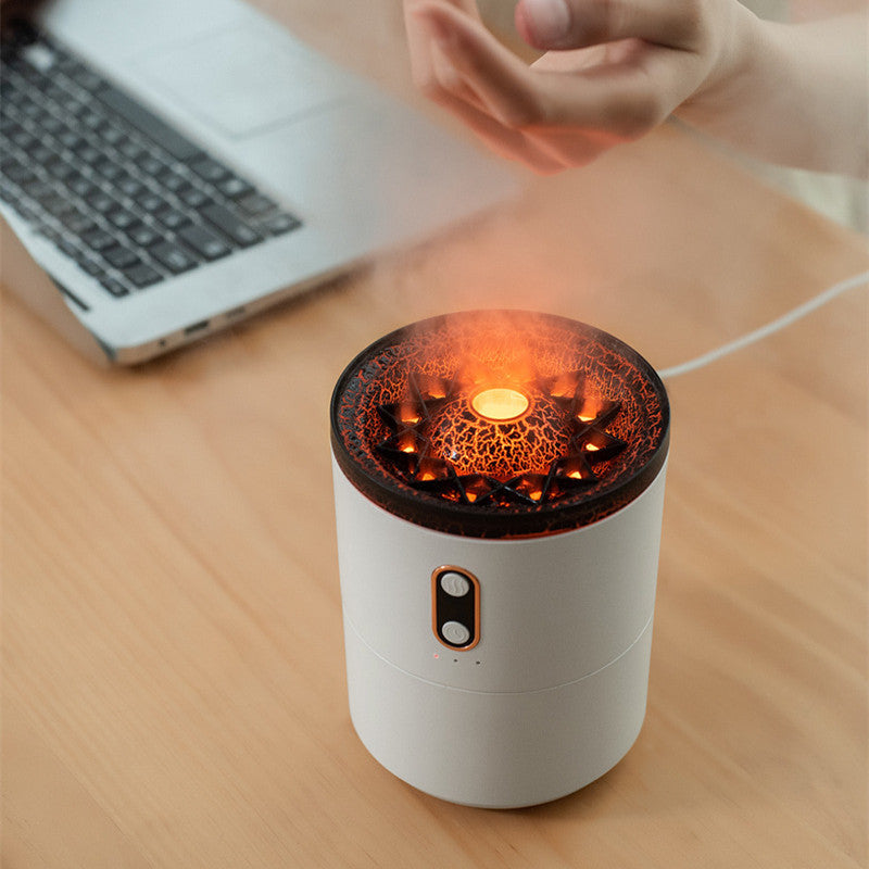 Volcanic Flame Aroma Essential Oil Diffuser USB Air Humidifier