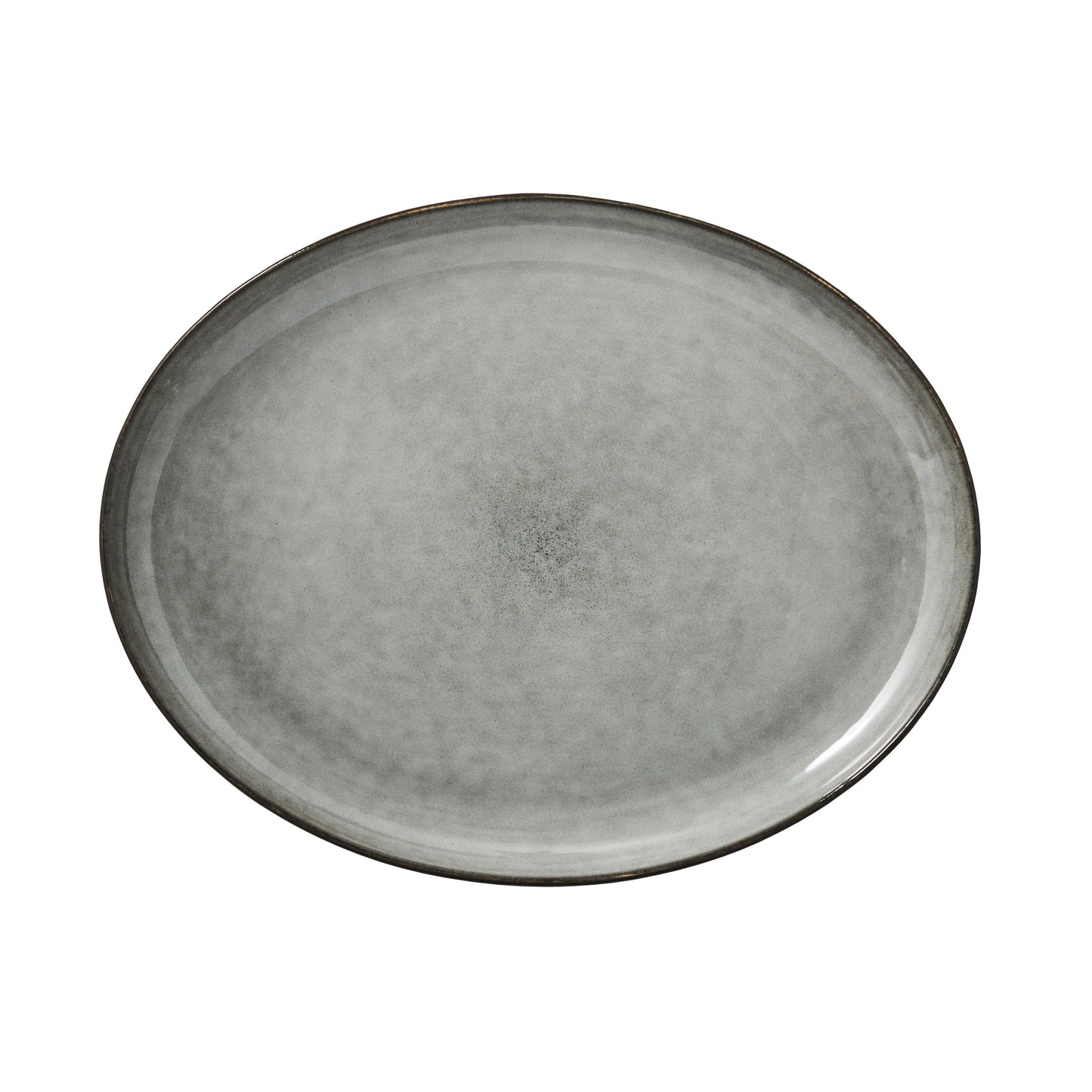 Servierplatte oval Amera grau, in 3 Größen