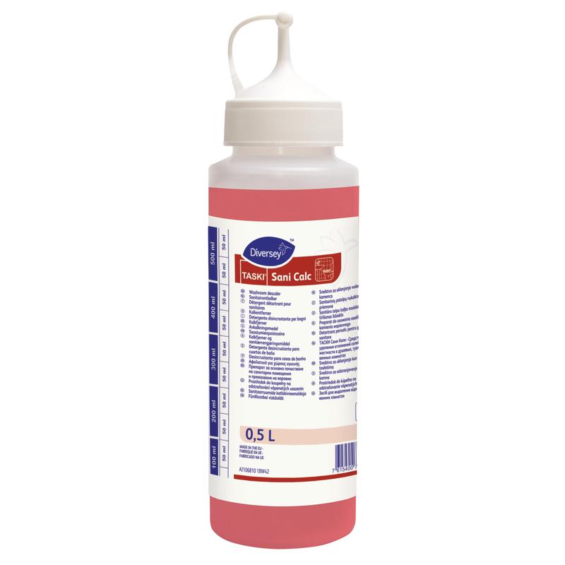 Dosierflasche Sani Calc, Dosierflasche für Sani Calc (0,5L) | Flasche (1 Stück)