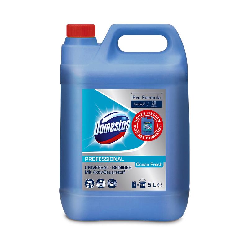 DOMESTOS Professional Ocean Fresh, Universalreiniger mit Aktiv-Sauerstoff | Kanister (5 l)