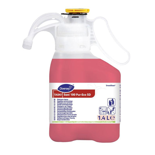 TASKI Sani 100 Pur-Eco, ph-Wert neutraler Sanitärreiniger, ideal für Marmorreinigung, EU Umweltzertifizierung