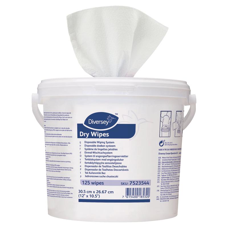 DI Dry Wipes Einmaltücher 125 Blatt