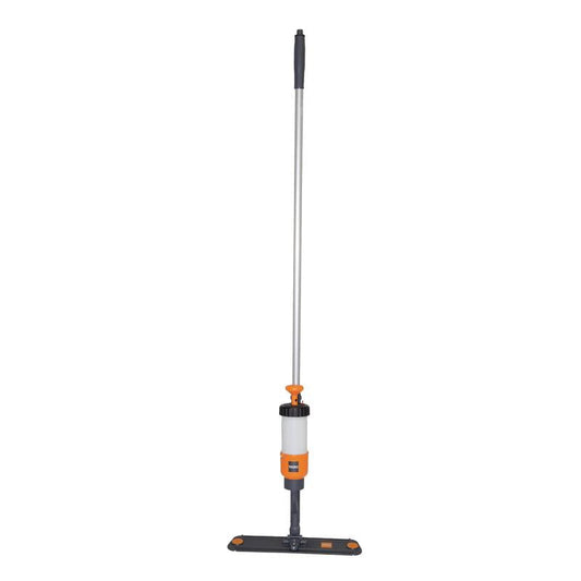 TASKI VersaPlus 2.0 Spraymoppgerät 40cm, Vielseitig einsetzbares Spraymoppsystem, 40 cm, inkl. Kletthalter und Druckflasche mit orangefarbene Pumpe | Packung (1 Stück)