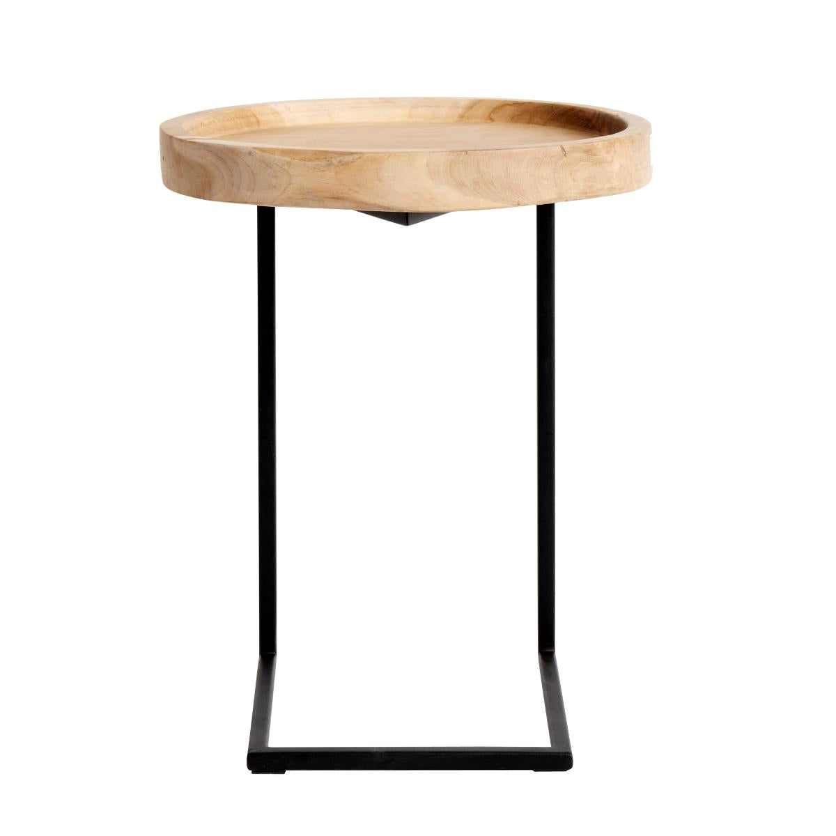 Beistelltisch Samoa, natur/schwarz
