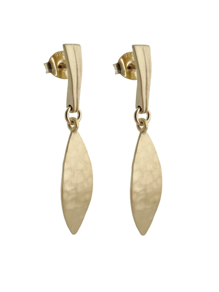 Ohrhänger Miss Lemon M, in silber und gold