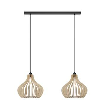 B-flokks Envostar Faje hengilampi, loftljós, birkikrossviður, 2 ljós