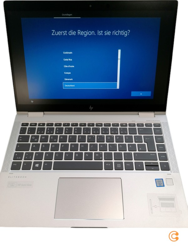 B-stock HP EliteBook X360 1040 G6 7 KN36 EA laptop, notebook, work laptop. See text/photo.