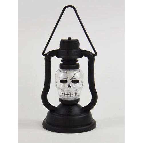 LED Laterne mit Sound - Totenkopf ca. 18 cm