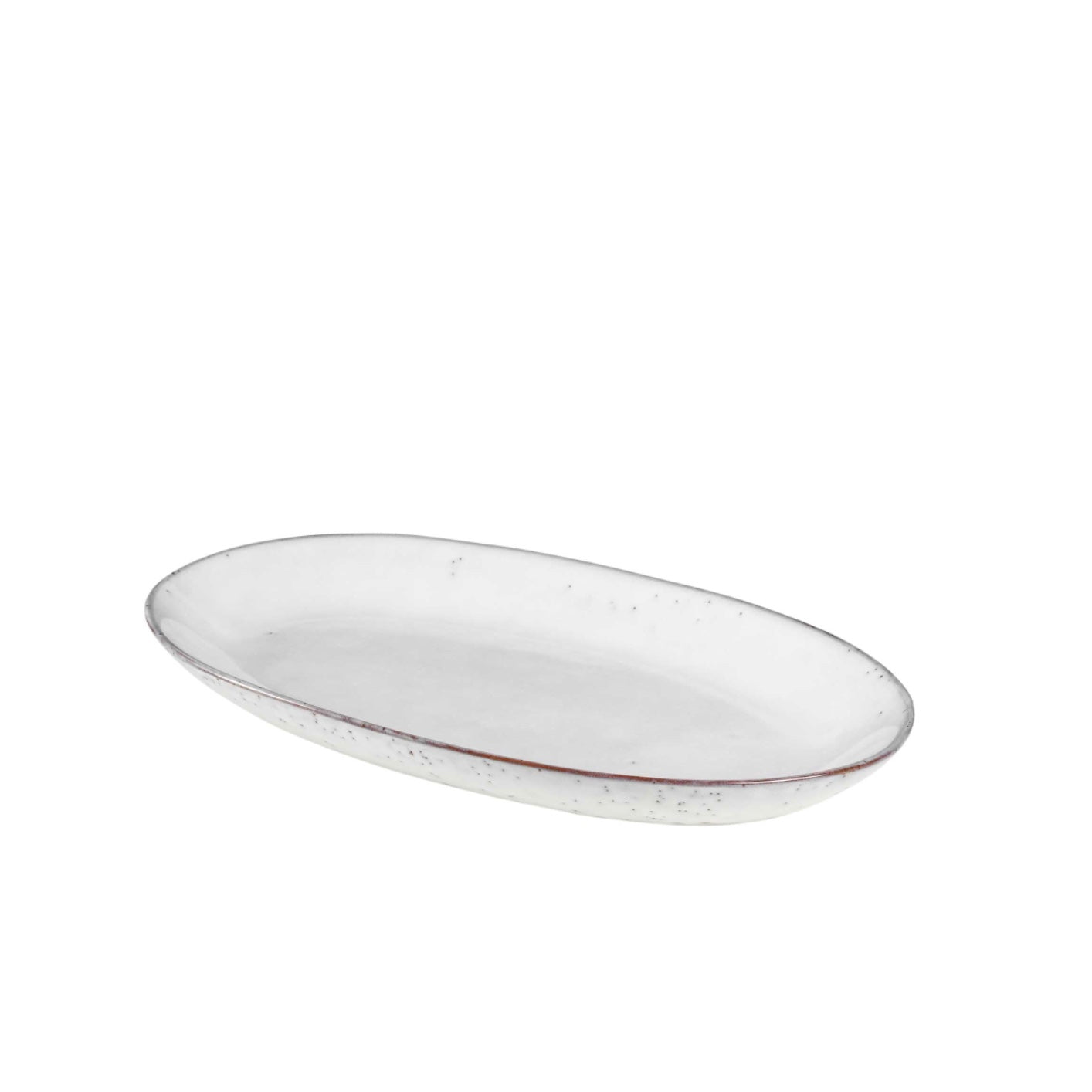 Servierplatte oval Nordic Sand 30cm