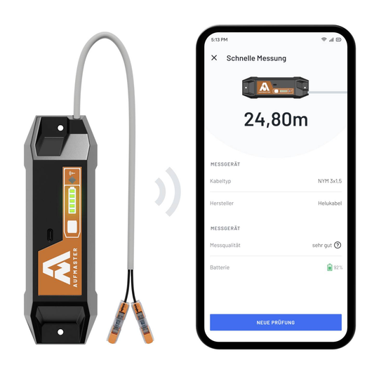 B-stock Helukabel Aufmaster Am1 cable length measuring device cable measuring device defective goods