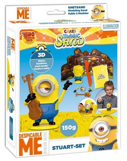 Minions Stuart-Set Magic Sand 150 gr. 18x22 cm