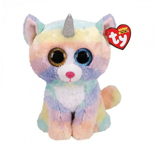 TY Beanie Boos Plüsch Katze Einhorn Heather 23 cm