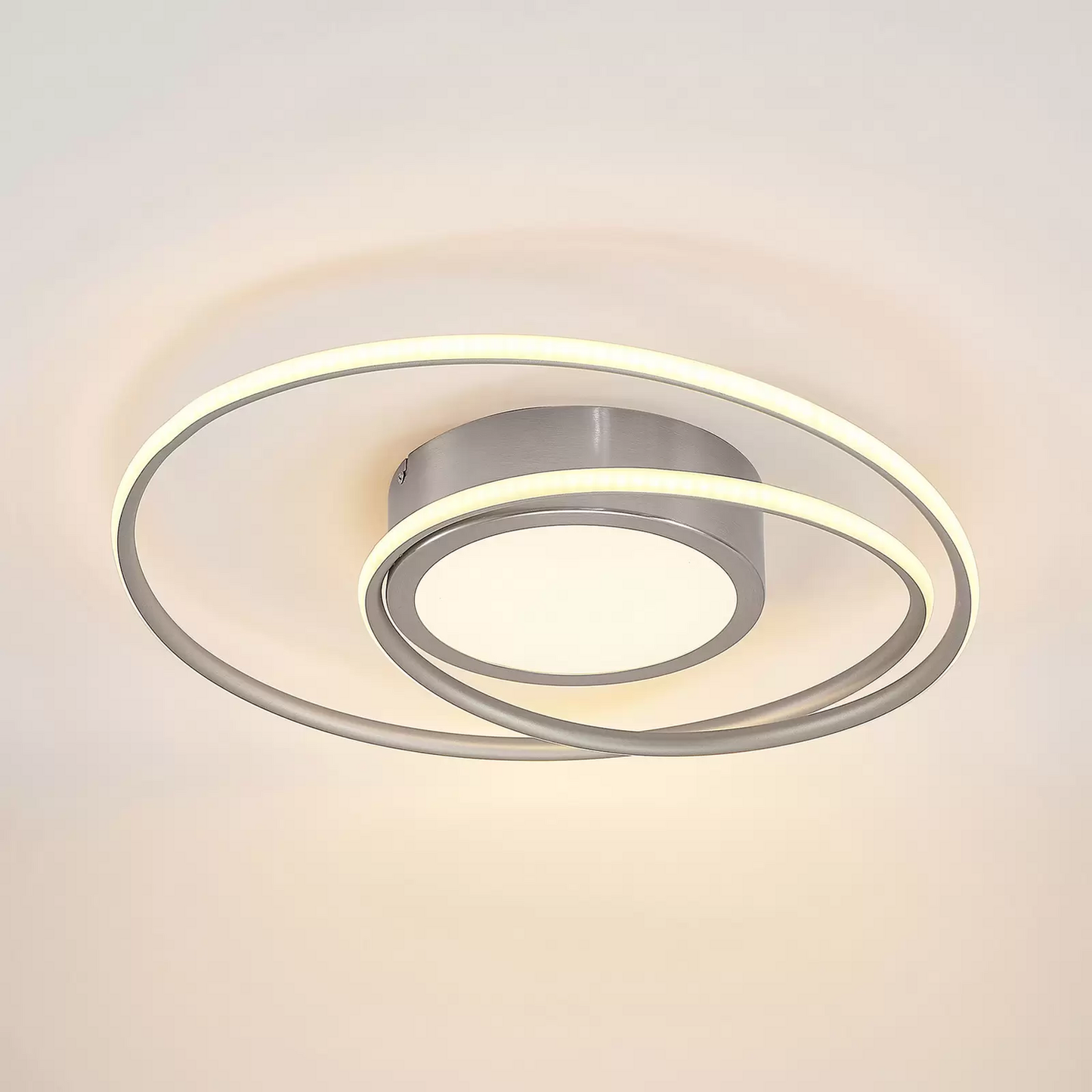 B-grade Lindby Bovia LED ceiling lamp, ceiling light, lamp, light fixture, ceiling light, LED Leuc415 